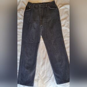 Vintage Jordache Mom Jeans Womens Black High Rise 90s Denim Y2k Retro